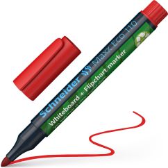 Marker whiteboard/flipchart, varf tesit 3.0mm, rosu, Schneider Maxx Eco 110