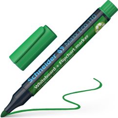 Marker whiteboard/flipchart, varf tesit 3.0mm, verde, Schneider Maxx Eco 110