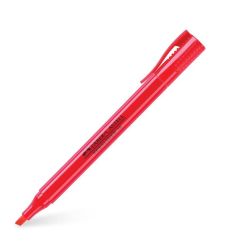 Textmarker, varf tesit 2.0mm, rosu, Faber-Castell 38