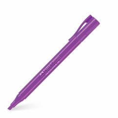 Textmarker, varf tesit 2.0mm, violet, Faber-Castell 38