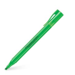 Textmarker, varf tesit, 2.0mm, verde, Faber-Castell 38