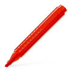 Textmarker, varf tesit 5.0mm, portocaliu, Faber-Castell 1543 Grip