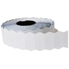 Etichete autocolante de pret Tanex, adeziv permanent, 22x12mm, 1500 buc/rola, albe