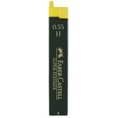 Mine creion mecanic, 0.35mm, H, super-polymer, 12 buc/etui, Faber-Castell