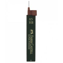 Mine creion mecanic, 0.5mm, HB, polymer, 12 buc/etui, Faber Castell