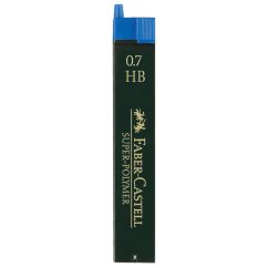 Mine creion mecanic, 0.7mm, HB, polymer, 12 buc/etui, Faber-Castell