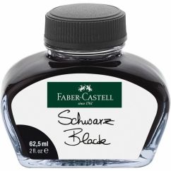 Calimara cu cerneala, 62ml, negru, Faber-Castell