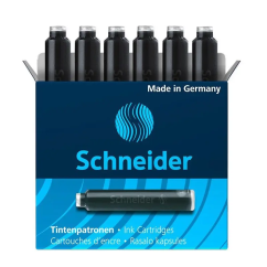 Cartuse cu cerneala, negru, 6 buc/cutie (mici), Schneider