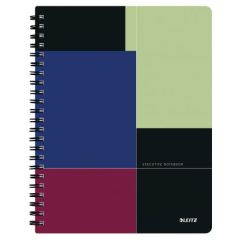 Caiet cu spira A4, 80 file, coperta PP, matematica, Leitz Executive Get Organized