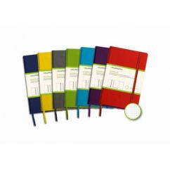 Caiet cu elastic, 95x145mm, 96file, coperta rigida, matematica, diferite culori, Aurora