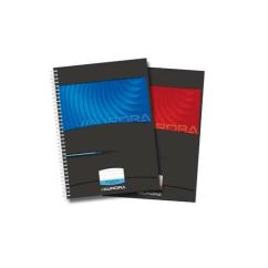 Caiet cu spira A4, 50file, coperta cartonat, dictando, Aurora Mano