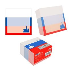 Notes autoadeziv cub - Russia, 70x70mm, 400 file/set, alb, Stick'n