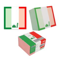 Notes autoadeziv cub - Italy, 70x70mm, 400 file/set, alb, Stick'n