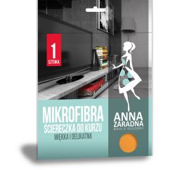 Laveta microfibra fina pentru praf, portocaliu, Anna