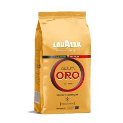 Cafea prajita boabe, 1kg, Lavazza Qualita Oro