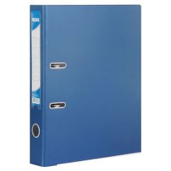 Biblioraft plastifiat A4, 50mm, albastru, Noki
