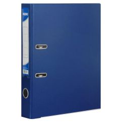 Biblioraft plastifiat A4, 50mm, bleumarin, Noki