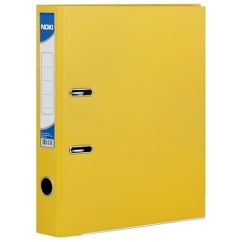 Biblioraft plastifiat A4, 50mm, galben, Noki