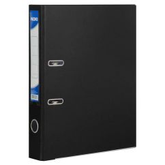 Biblioraft plastifiat A4, 50mm, negru, Noki