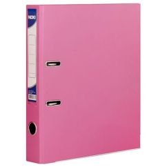 Biblioraft plastifiat A4, 50mm, roz, Noki