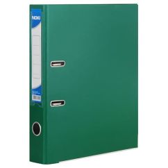 Biblioraft plastifiat A4, 50mm, verde, Noki