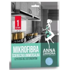 Laveta microfibra universala, 30x30cm, albastru, Anna