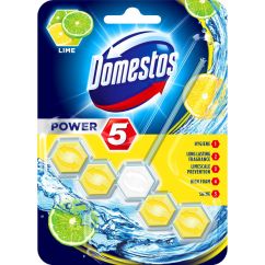 Odorizant solid pentru vasul toaletei, 55g, lime, Domestos Power 5