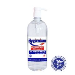 Gel antibacterian si dezinfectant pentru maini, alcool etilic 96%, 300 ml, cu pompita, Hygienium - produs BIOCID