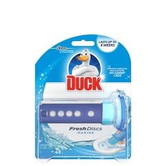 Aparat si rezerva cu gel, pentru vasul toaletei, marine, Duck Fresh Discs