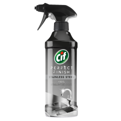 Solutie de curatat suprafete inox, spray, 435ml, Cif Perfect Finish