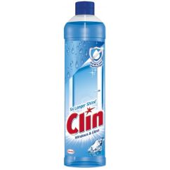 Detergent pentru geamuri, rezerva, 500ml, blue, Clin