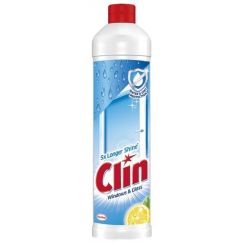Detergent pentru geamuri, rezerva, 500ml, lemon, Clin
