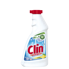 Detergent pentru geamuri, rezerva, 500ml, lemon, Clin