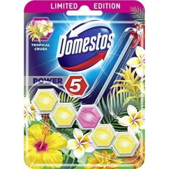 Odorizant solid pentru vasul toaletei, 55g, tropical crush, Domestos Power 5