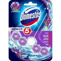Odorizant solid pentru vasul toaletei, 55g, lavender, Domestos Power 5