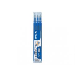 Rezerva pentru roller, varf conic 0.5mm, 3 buc/set, albastru, Pilot Frixion Clicker