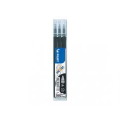 Rezerva pentru roller, varf conic 0.5mm, 3 buc/set, negru, Pilot Frixion Clicker
