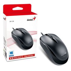 Mouse USB, negru, cu fir, Genius DX-120 WR