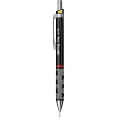 Creion mecanic, grip ergonomic, 0.35mm, negru, Rotring Tikky III
