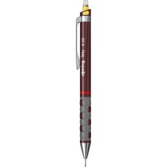 Creion mecanic, grip ergonomic, 0.35mm, burgundy, Rotring Tikky III