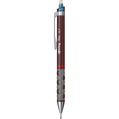 Creion mecanic, grip ergonomic, 0.7mm, burgundy, Rotring Tikky III