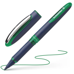 Roller cu cerneala, varf 0.6mm, verde, Schneider One Business