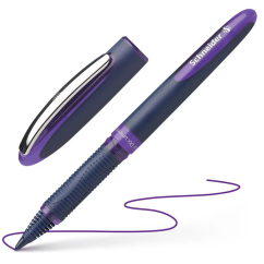 Roller cu cerneala, varf 0.6mm, violet, Schneider One Business