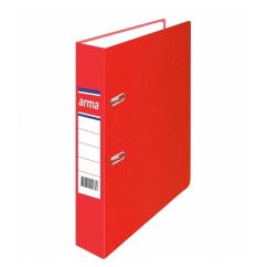 Biblioraft plastifiat A4, 75mm, rosu, Arma