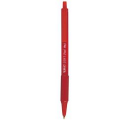 Pix cu mecanism, varf conic 1.0mm, rosu, Bic Soft Feel