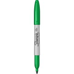 Marker permanent, varf fin 0.9mm, verde, Sharpie Fine Point