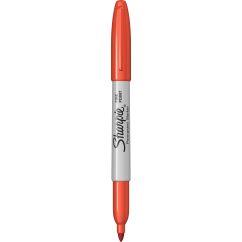Marker permanent, varf fin 0.9mm, optic orange, Sharpie Fine Point