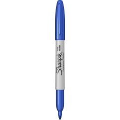 Marker permanent, varf fin 0.9mm, techno blue, Sharpie Fine Point