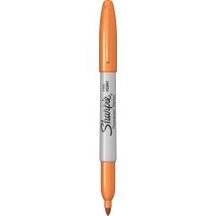 Marker permanent, varf fin 0.9mm, portocaliu, Sharpie Fine Point