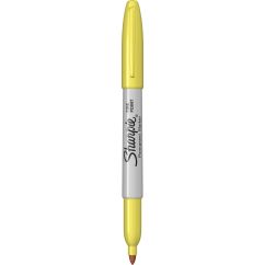 Marker permanent, varf fin 0.9mm, galben, Sharpie Fine Point